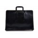 Organisateur en cuir A4 sac document sac dossier organisateur poignées rétractables cuir homme cuir femme sac cartable noir