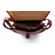 Borsa donna pelle tracolla a spalla rosso vera pelle hobo bag made in Italy