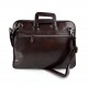 Organisateur en cuir A4 sac document sac dossier organisateur avec poignées en cuir sac tablet cuir sac cartable brun fonce