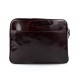 Organisateur en cuir A4 sac document sac dossier organisateur avec poignées en cuir sac tablet cuir sac cartable brun fonce