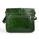 Leather hobo bag mens satchel messenger bag shoulder bag crossbody green