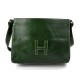 Leather hobo bag mens satchel messenger bag shoulder bag crossbody green