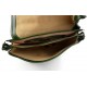 Leather hobo bag mens satchel messenger bag shoulder bag crossbody green