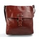 Leather shoulder bag hobo bag leather satchel leather bag crossbody red