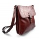 Leather shoulder bag hobo bag leather satchel leather bag crossbody red