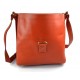 Bolso bandolera de cuero bolso espalda bolso hombre piel bolso de cuero naranja