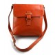 Bolso bandolera de cuero bolso espalda bolso hombre piel bolso de cuero naranja