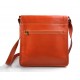 Bolso bandolera de cuero bolso espalda bolso hombre piel bolso de cuero naranja