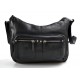 Leder schwarz damen handtasche ledertasche seitentasche