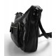 Leder schwarz damen handtasche ledertasche seitentasche