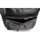 Leder schwarz damen handtasche ledertasche seitentasche