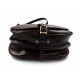 Ladies handbag hobo bag shoulder bag  crossbody bag made in Italy genuine leather satchel leather bag dark brown