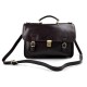 Briefcase leather office bag backpack shoulder bag conference bag mens business dark brown