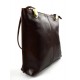 Ladies handbag brown leather bag clutch backpack crossbody women