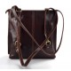 Ladies handbag brown leather bag clutch backpack crossbody women