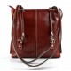 Ladies handbag red leather bag clutch backpack crossbody women