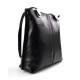 Ladies handbag black leather bag clutch backpack crossbody women