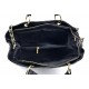 Leather women purse black handbag leather shoulder bag leather shopper