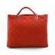 Leather women purse coral handbag leather shoulder bag leather shopper