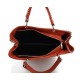 Leather women purse coral handbag leather shoulder bag leather shopper