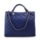 Damen schultertasche blau leder damen handtasche damen henkeltasche