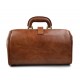 Bolso doctor en piel bolso de mano de cuero doctor bag bolso de hombre piel marron