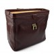 Bolso doctor marron oscuro en piel doctor bag bolso piel carpeta