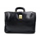 Doctor bag black leather handbag men leather bag women briefcase