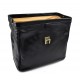 Doctor bag black leather handbag men leather bag women briefcase