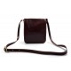 Bolso de cuero bandolera hombre mujer cartero de cuero marron bolso de piel messenger