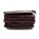 Mens shoulder leather bag shoulder bag genuine leather messenger brown