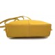 Bolso mujer piel amarillo bolso de mano bandolera en piel