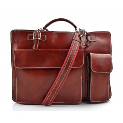 Sac à main cuir bandoulière sac homme femme rouge messenger cuir sac d'épaule