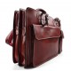 Leder dokument tasche brieftrager schultertasche leder umhängetasche kuriertasche rot