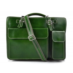 Sac à main cuir bandoulière sac homme femme vert messenger cuir sac d'épaule