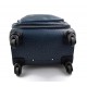 Leder reisekoffer troller blau leder reisetasche manner damen mit griff leder tasche reise tasche mit 4 rollen