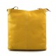 Bolso de de cuero bolso de piel de mujer amarillo