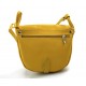 Bolso de mujer de piel bandolera de cuero amarillo bolso espalda