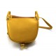 Bolso de mujer de piel bandolera de cuero amarillo bolso espalda