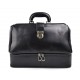 Doctor bag black leather retro bag doctor bag for men women medical bag retro bag