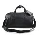 Travel bag leather travel duffle bag XXL big leather black carry on hand held travel shoulder bag leather gym bag duffel