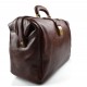 Doctor bag brown leather handbag men leather bag women briefcase