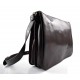 Bolso messenger de piel bolso de hombre piel bolso de mujer marròn oscuro