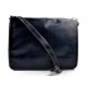 Bolso messenger de piel bolso de hombre piel bolso de mujer azul