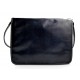 Leather messenger bag men women leather bag leather shoulder bag blue