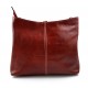 Borsa pelle borsello donna a spalla e a tracolla rosso made in Italy vera pelle