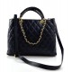 Sac femme en cuir sacoche femme sac a bandouliere sac a main bleu fonce