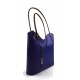 Women handbag blue brown leather bag clutch hobo bag backpack