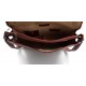 Leather messenger bag men women leather bag leather shoulder bag red