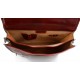 Men leather bag shoulder bag genuine leather briefcase red